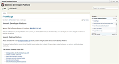Desktop Screenshot of devwiki.seesmic.com