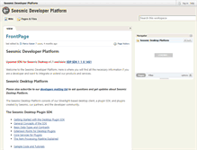 Tablet Screenshot of devwiki.seesmic.com